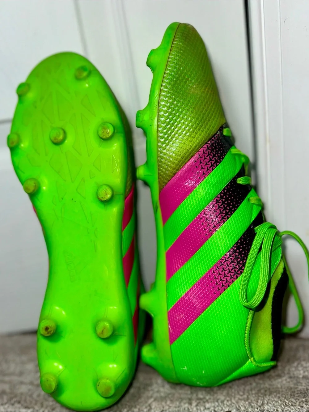 adidas ACE 16.3 Primemesh FG/AG Soccer Cleats – Men’s 10.5 / UK 10